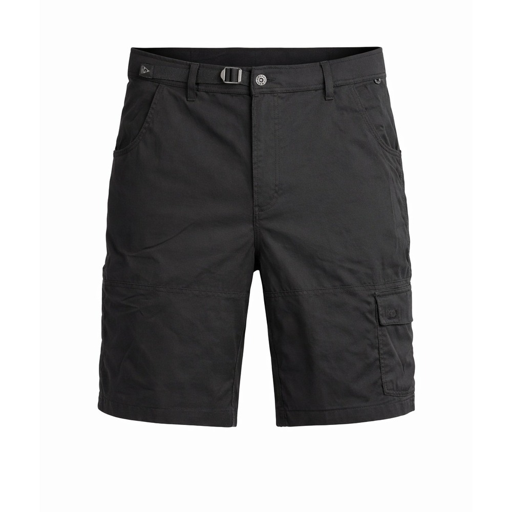 Gerry Mens Black Adventure Hiking Cargo Shorts Size 40 Stretch Belted Outdoor